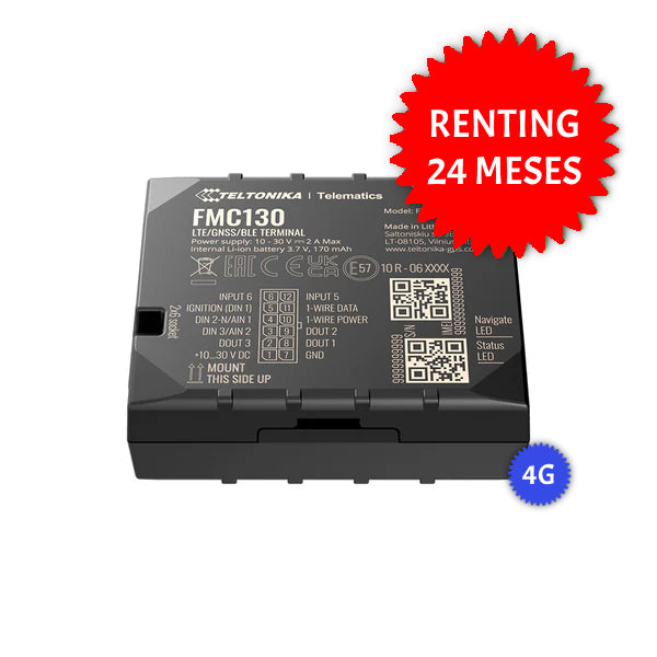 RENTING RASTREADOR GPS TELTONIKA FMC130 4G
