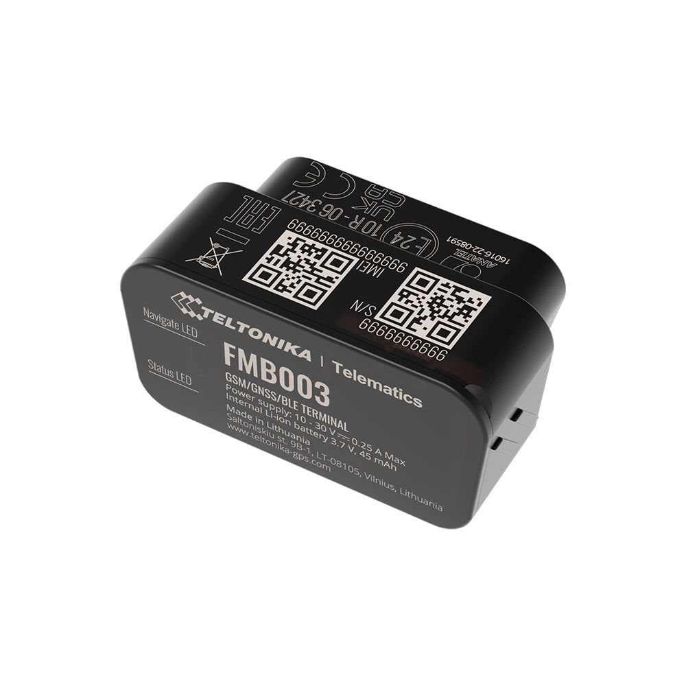RASTREADOR GPS TELTONIKA FMB003 2G (20 UNIDADES)