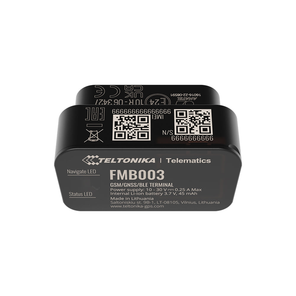 RASTREADOR GPS TELTONIKA FMB003 2G (20 UNIDADES)