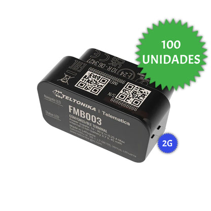 100 UNIDADES RASTREADOR GPS TELTONIKA FMB003 2G